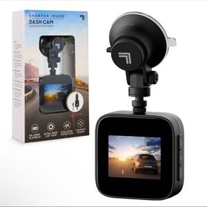 Sharper Image Black Dash Camera with Suction Mount